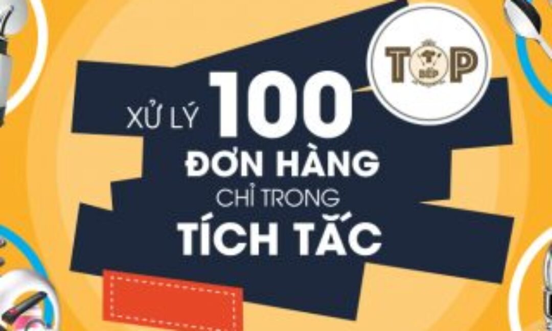 Anh chủ Topbep chia sẻ việc xử lý hàng trăm đơn hàng được giao đi trong “Tích tắc”