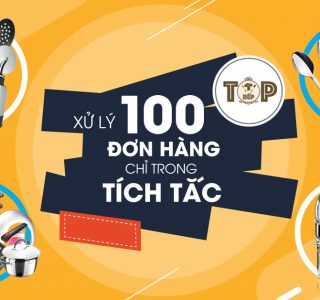 Anh chủ Topbep chia sẻ việc xử lý hàng trăm đơn hàng được giao đi trong “Tích tắc”