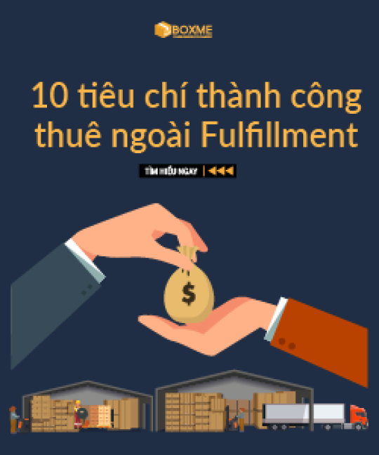 10 tiêu chí thành công khi thuê ngoài dịch vụ fulfillment