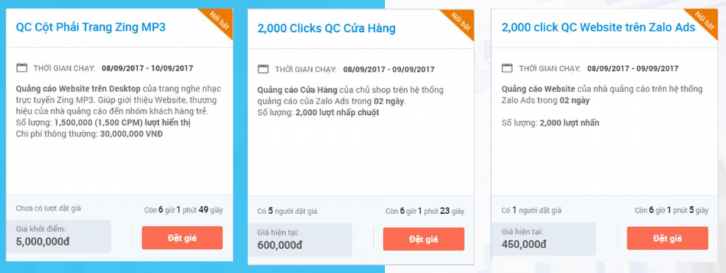 Các hình thức quảng cáo khác trên Zalo