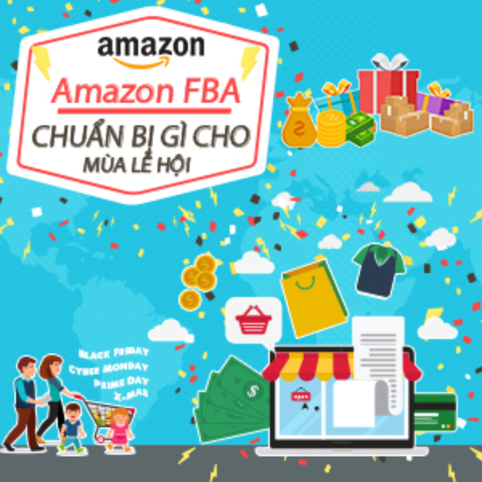 Thực chiến mùa lễ hội trên Amazon với 5 mẹo dành cho người bán FBA