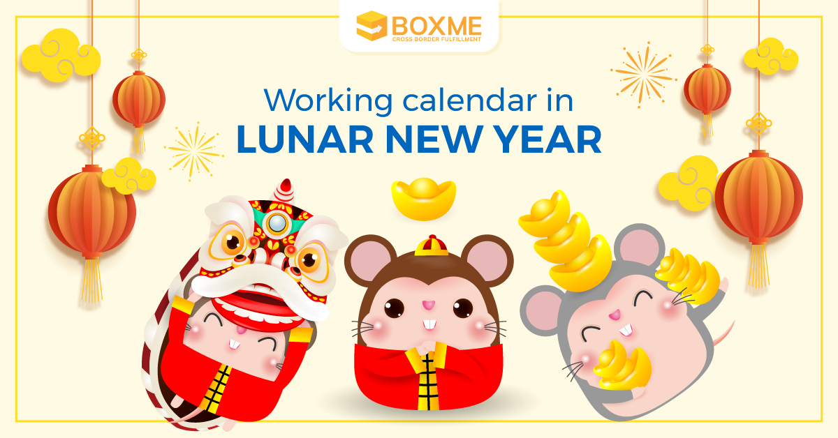 Boxme Global working calendar in Lunar New Year 2020