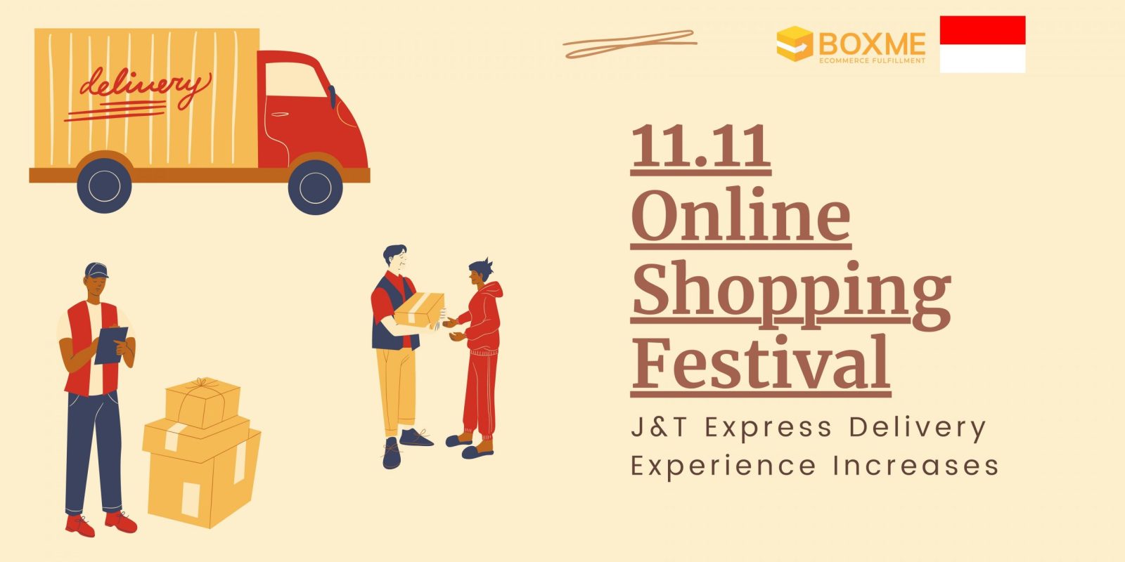 11.11 Online Shopping Festival JNT Express Delivery Experience Increases