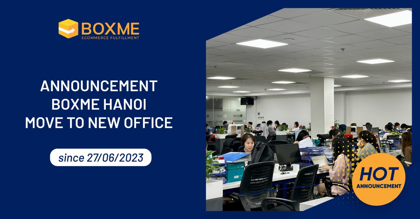 [Announcement] Boxme Hanoi move to the new office