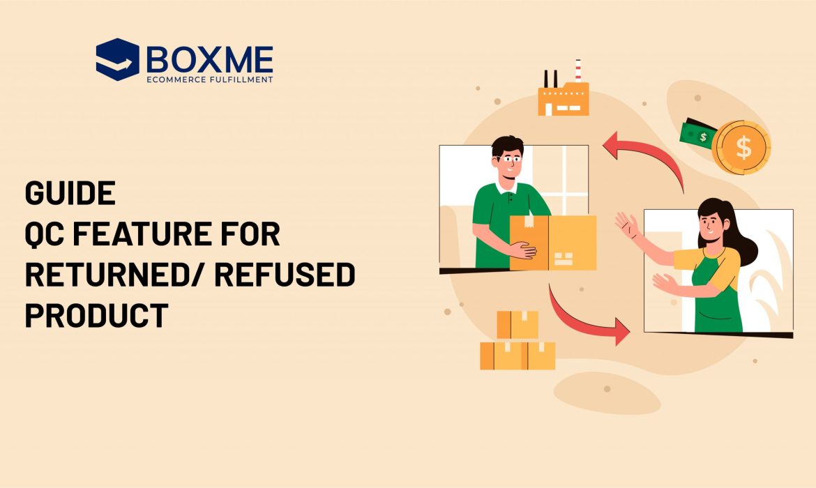 Guide the Quality control feature for returned/refused product