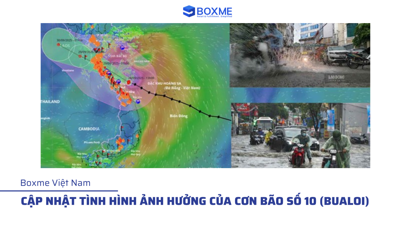 CẬP NHẬT TÌNH HÌNH ẢNH HƯỞNG CỦA CƠN BÃO SỐ 10 (BUALOI) NGÀY 28/09/2025
