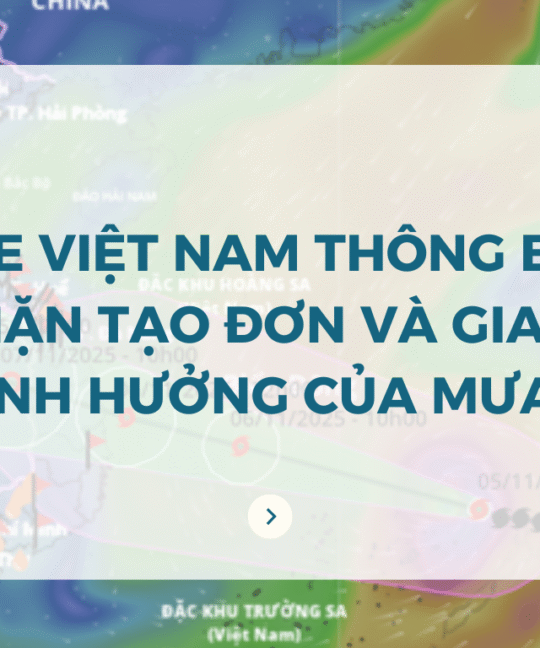 THÔNG BÁO VỀ VIỆC CHẶN TẠO ĐƠN VÀ GIAO HÀNG DO ẢNH HƯỞNG CỦA MƯA BÃO