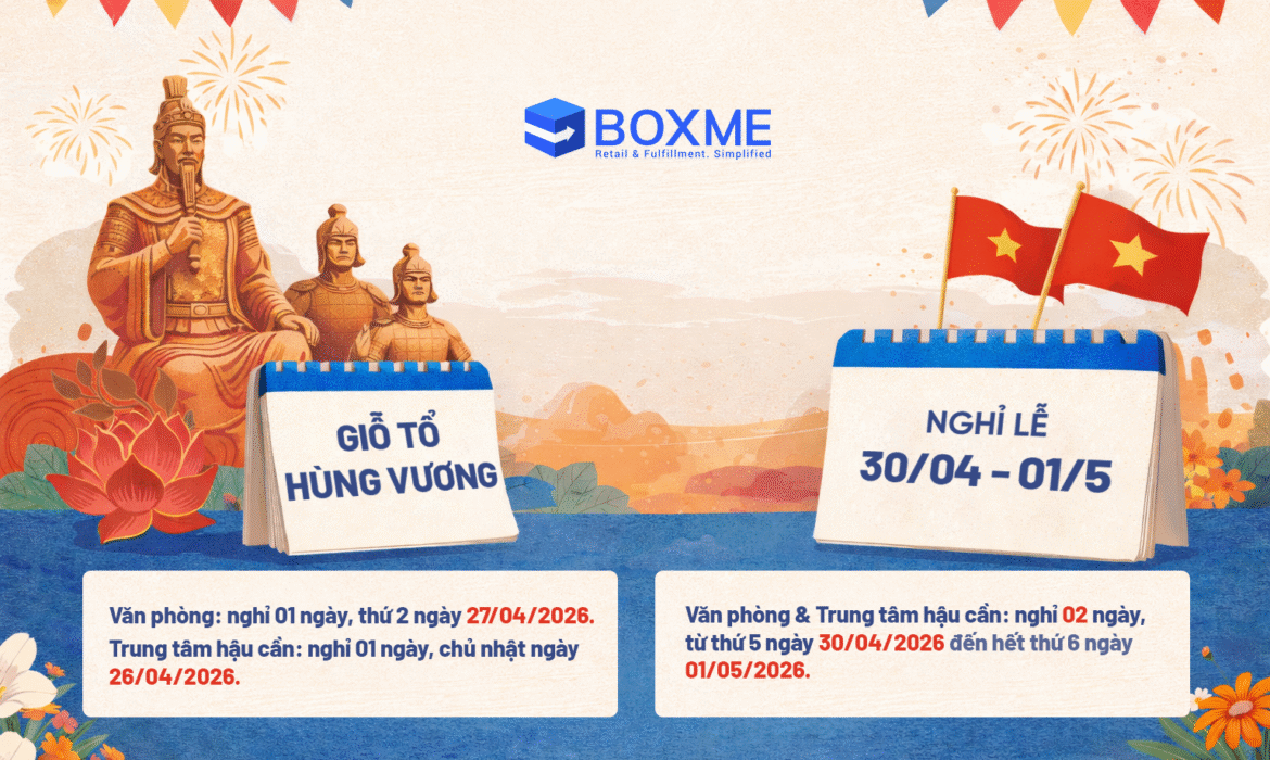 THÔNG BÁO: LỊCH NGHỈ LỄ GIỖ TỔ HÙNG VƯƠNG, GIẢI PHÓNG MIỀN NAM 30/04 & QUỐC TẾ LAO ĐỘNG 01/05