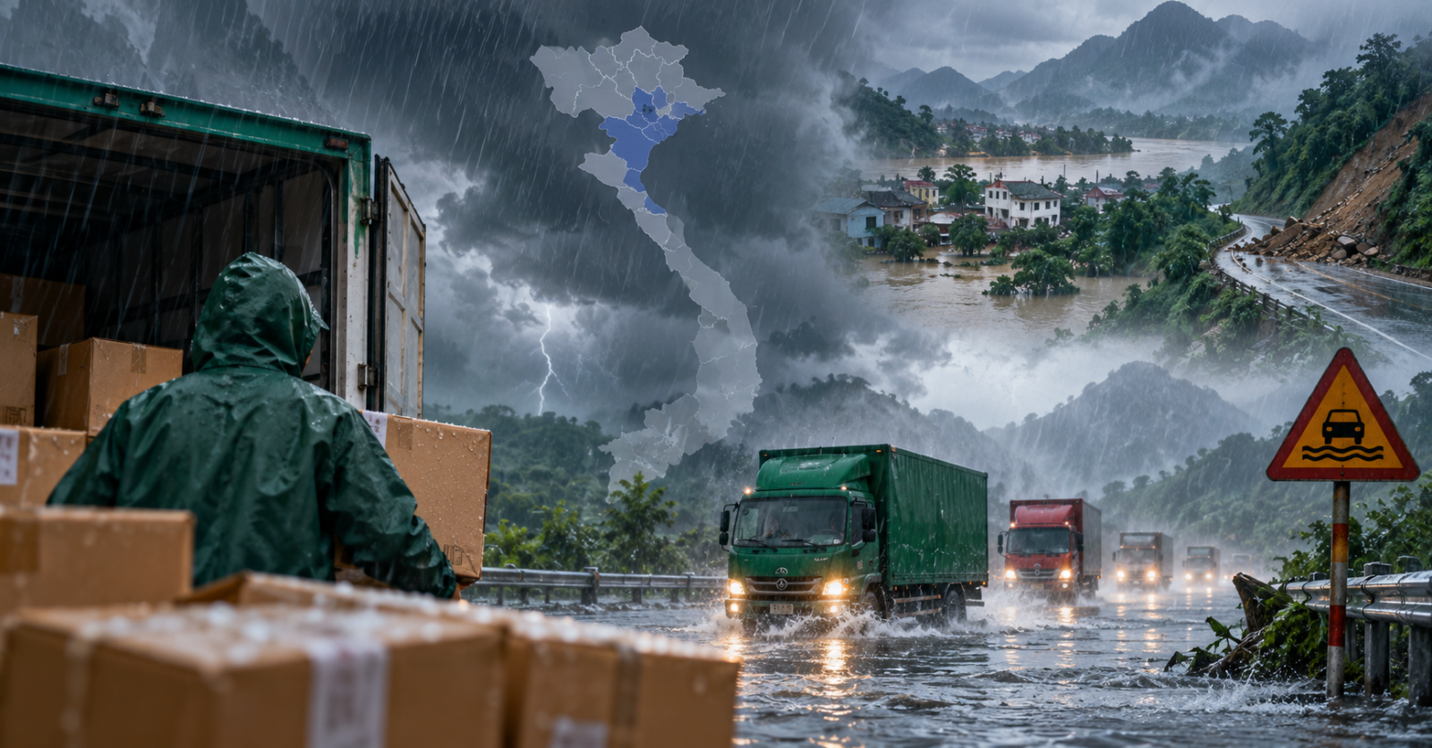 [Boxme Việt Nam] Thông Báo Về Ảnh Hưởng Của Mưa Bão Đến Hoạt Động Vận Chuyển Hàng Hóa Tại Các Tỉnh Miền Bắc