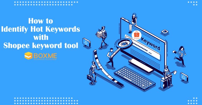 Keyword research isometric landing page. Seo keywording analysis tool. People and ai robots at huge pc monitor with long tail graph and magnifier. Optimization service 3d vector line art web banner