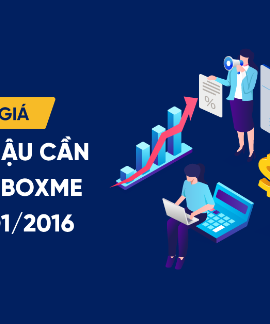 Bảng giá dịch vụ hậu cần kho vận BoxMe tháng 01/2016