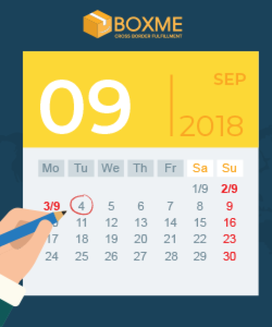 BoxMe thông báo lịch nghỉ lễ Quốc khánh 2018