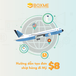 Hướng dẫn tạo đơn lẻ USPS đi Mỹ trên hệ thống Boxme