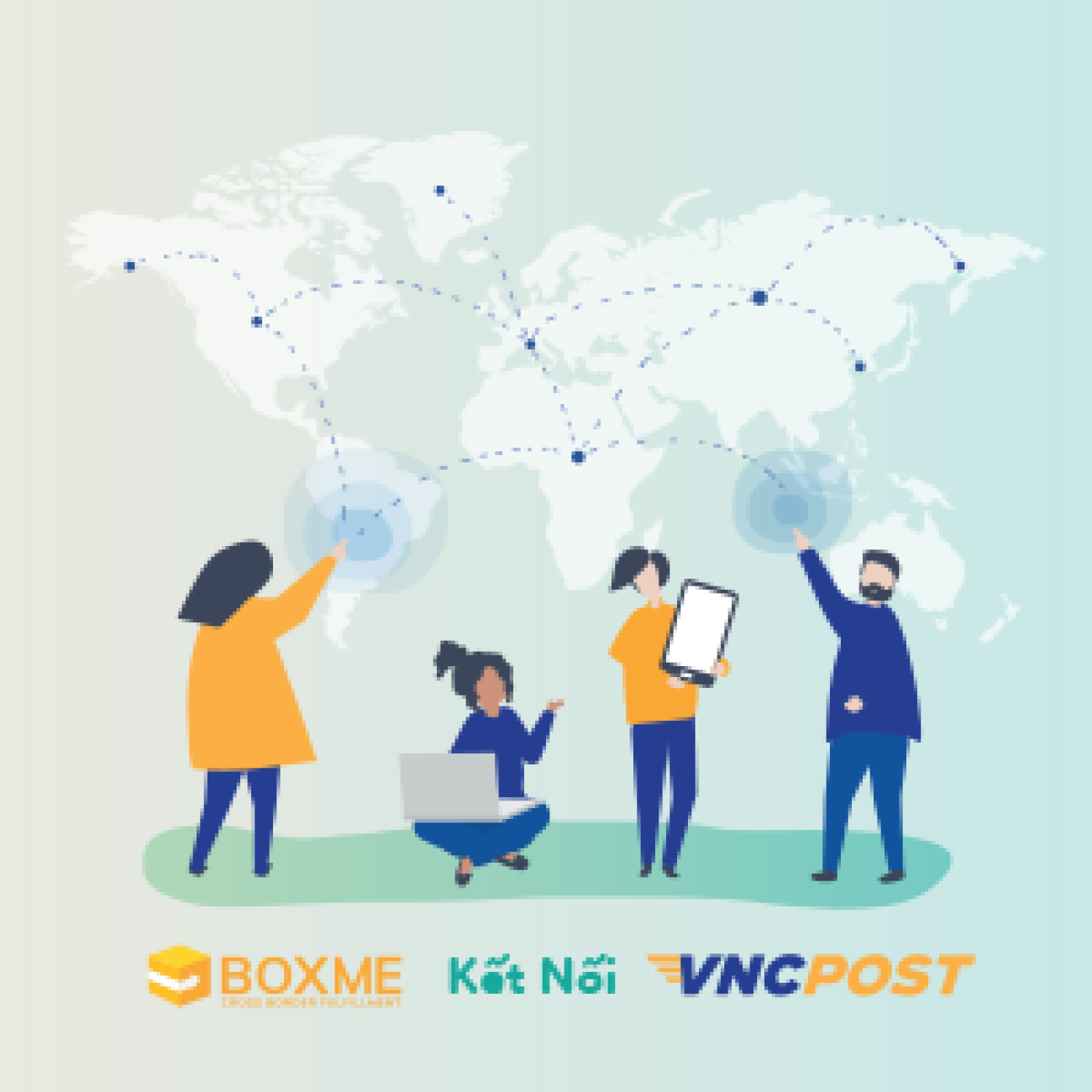Boxme tiếp tục mở rộng kết nối với hãng vận chuyển VNC Post