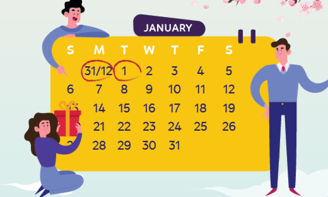 Boxme thông báo lịch nghỉ Tết Dương lịch 2019