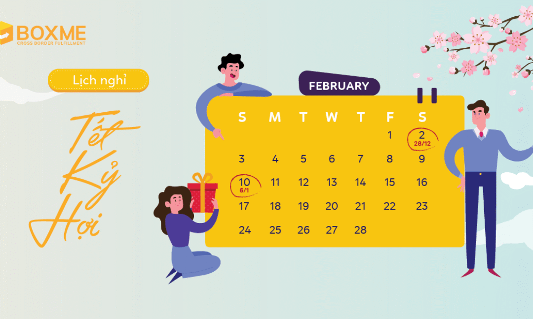Boxme thông báo lịch nghỉ Tết Nguyên Đán Kỷ Hợi 2019