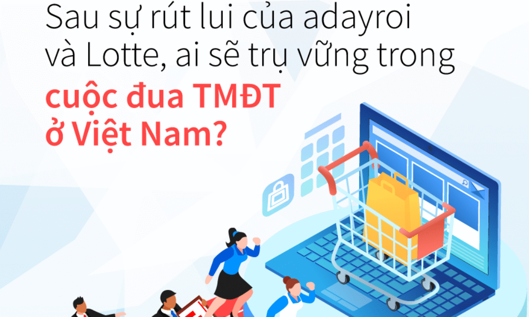 Sau sự rút lui của adayroi và Lotte, ai sẽ trụ vững trong cuộc đua TMĐT ở Việt Nam?