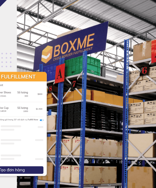 Thông báo: Boxme ra mắt dịch vụ B2B Fulfillment tại thị trường Việt Nam