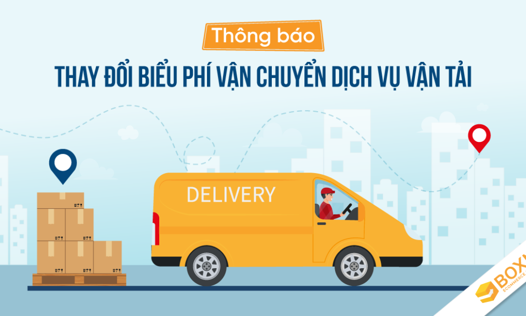 Thông báo thay đổi biểu phí dịch vụ vận tải 06/2022