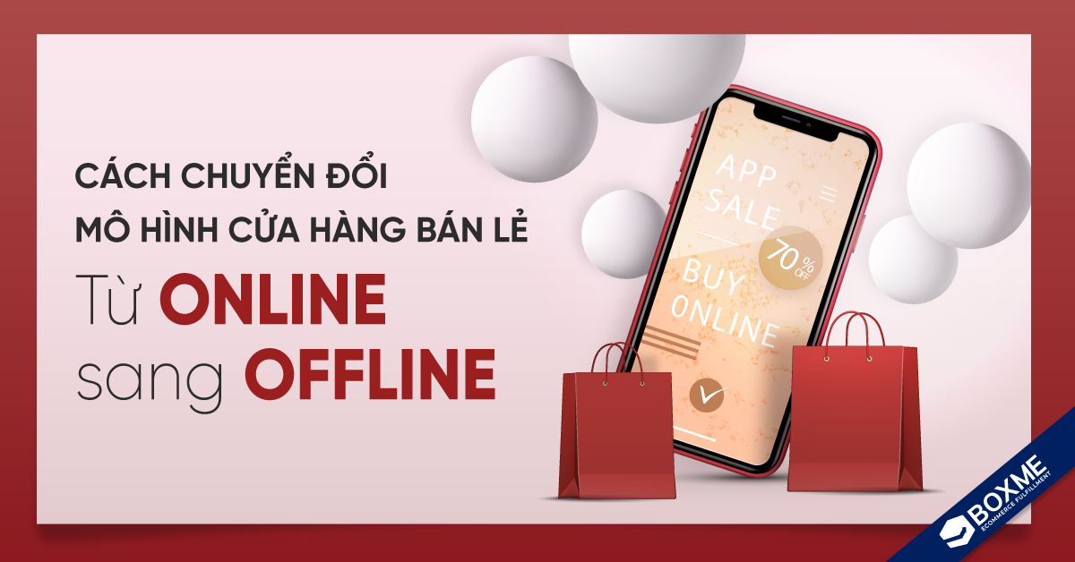 Cách chuyển đổi mô hình cửa hàng bán lẻ từ online sang offline