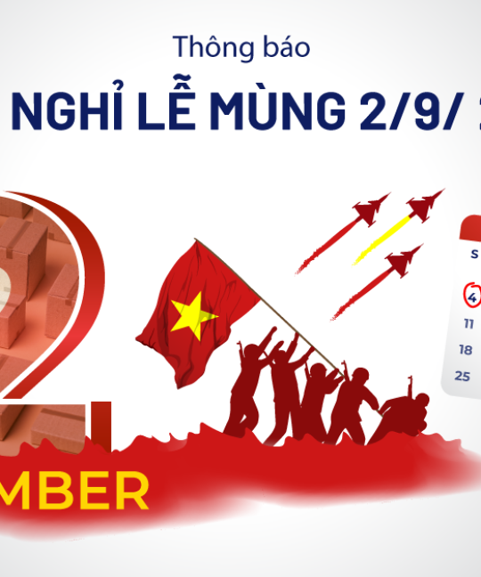 Boxme thông báo Lịch nghỉ lễ Quốc Khánh 02/09/2023