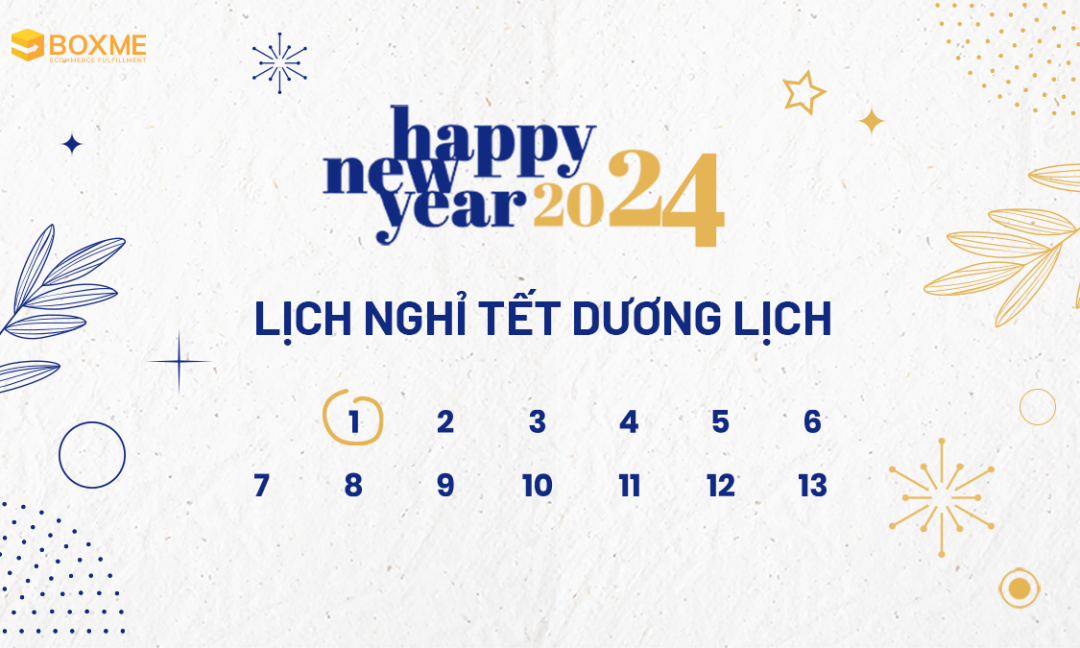 [THÔNG BÁO] BOXME THÔNG BÁO LỊCH NGHỈ TẾT DƯƠNG LỊCH 2024