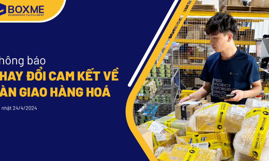 Thông báo thay đổi cam kết dịch vụ từ tháng 5/2024