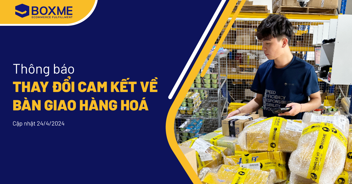 Thông báo thay đổi cam kết dịch vụ từ tháng 5/2024