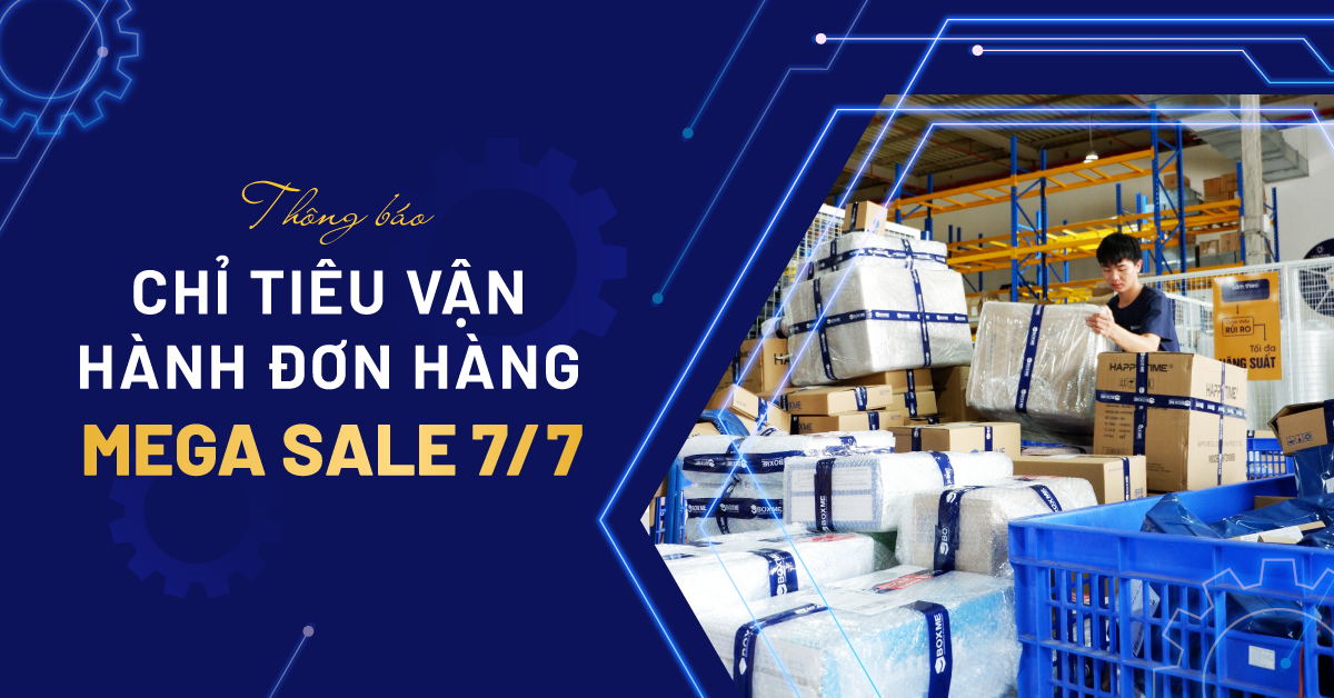 Thông Báo Chỉ Tiêu Vận Hành Đơn Hàng Campaign 7/7/2024