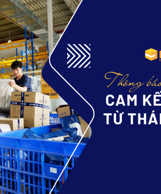 Thông báo thay đổi cam kết dịch vụ từ tháng 8/2024