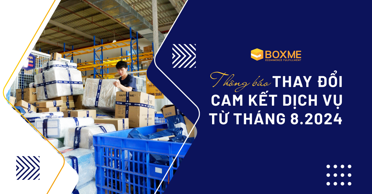 Thông báo thay đổi cam kết dịch vụ từ tháng 8/2024