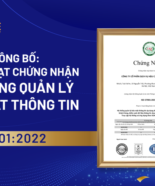 BOXME VIỆT NAM CHÍNH THỨC ĐẠT CHỨNG NHẬN ISO/IEC 27001:2022 VỀ HỆ THỐNG QUẢN LÝ AN NINH THÔNG TIN